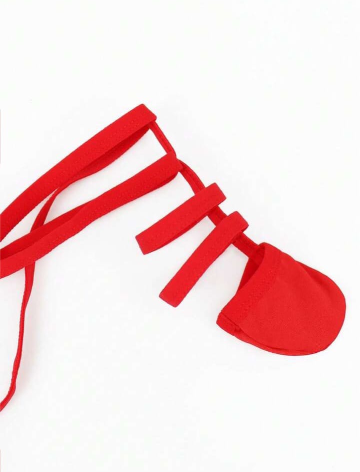 Men's Fashionable Alluring Bright Red U-Pouch Briefs